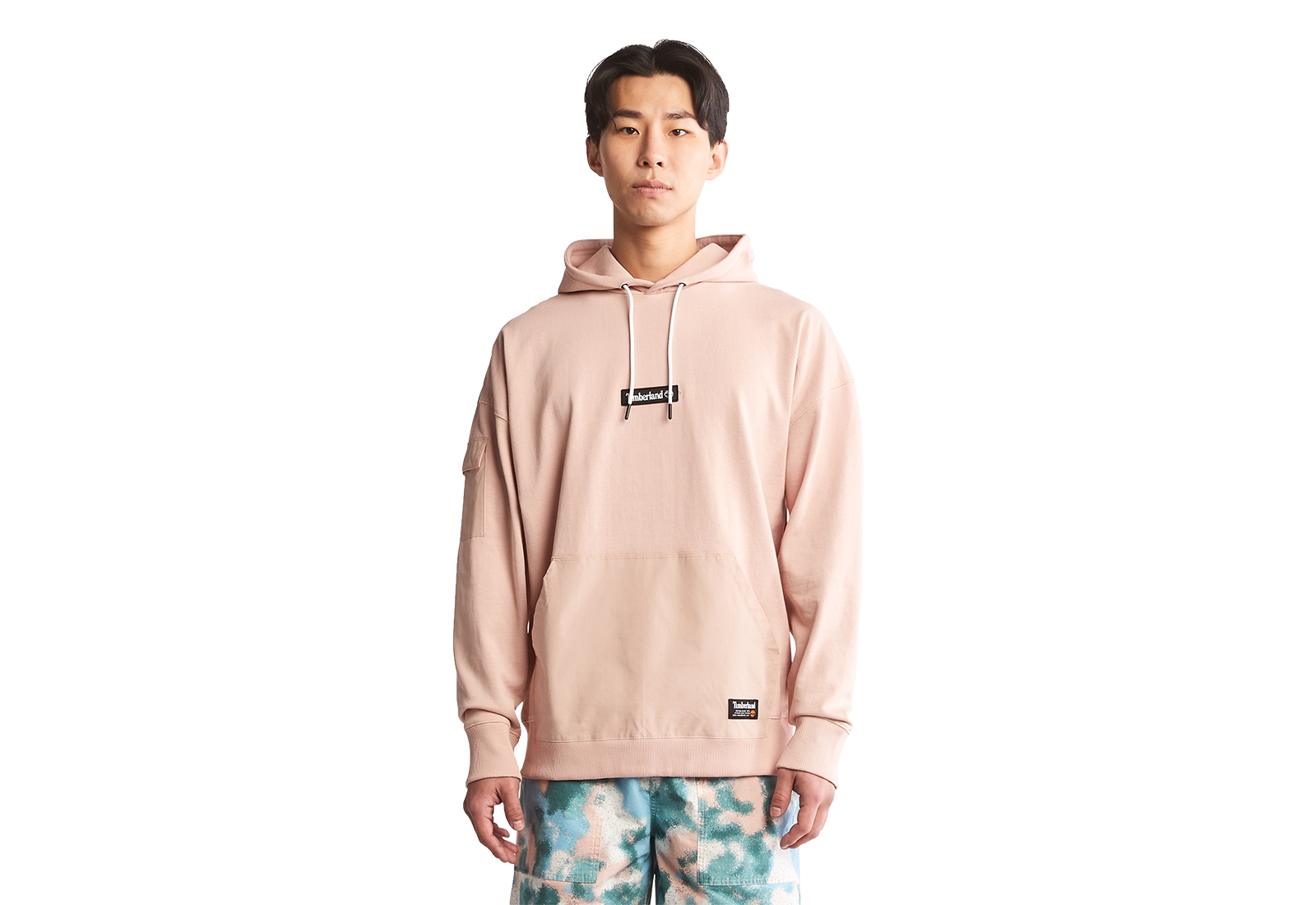 Timberland Ruházat Pu Mixed Media Hoodie