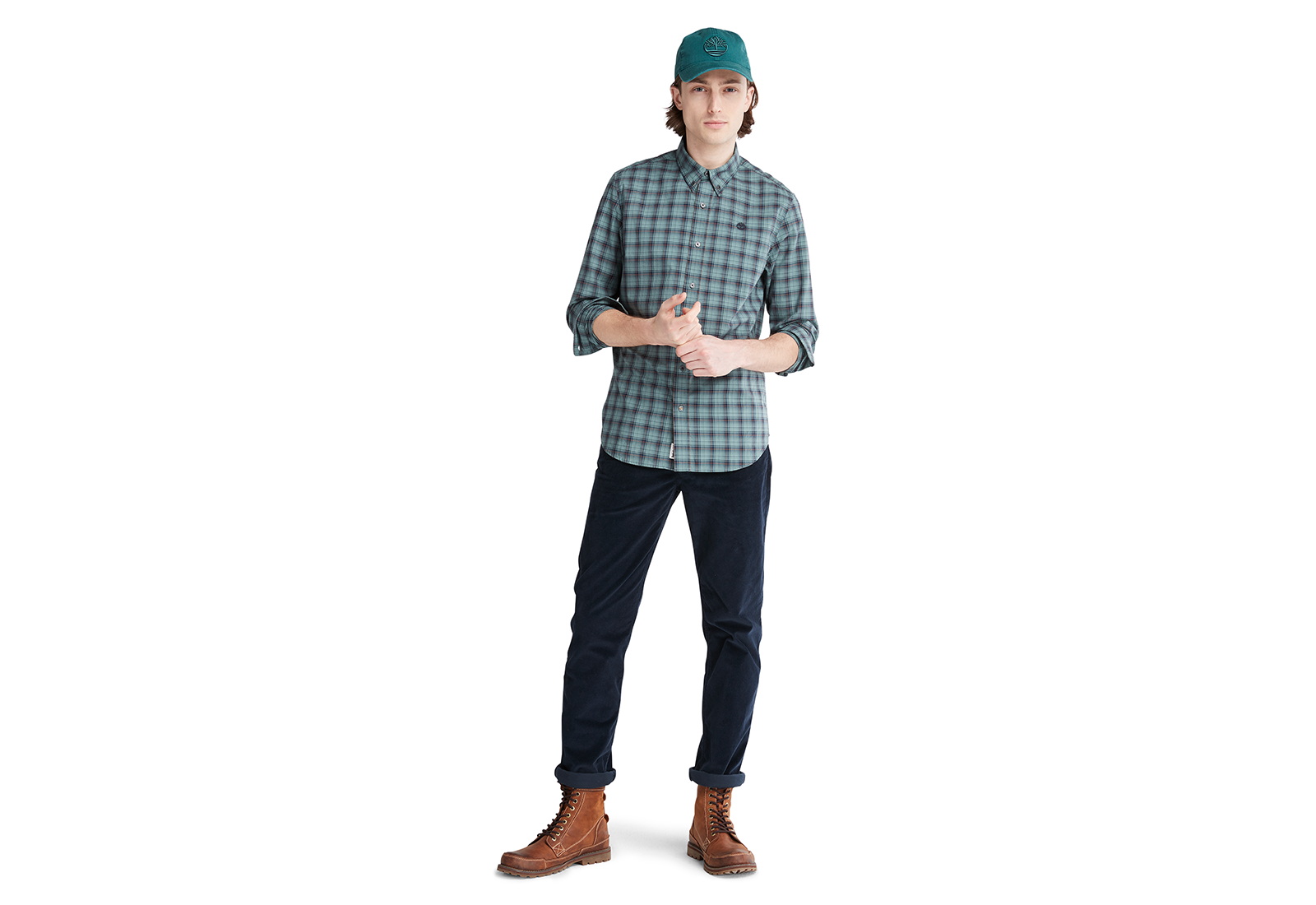 Timberland Ruházat Ls Poplin Check Shirt