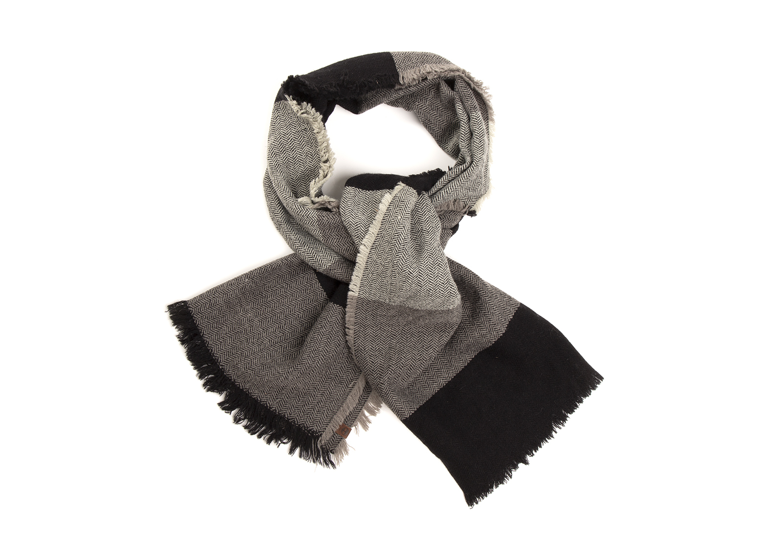 Timberland Ruházat Tweed Scarf W/ Pop S Black