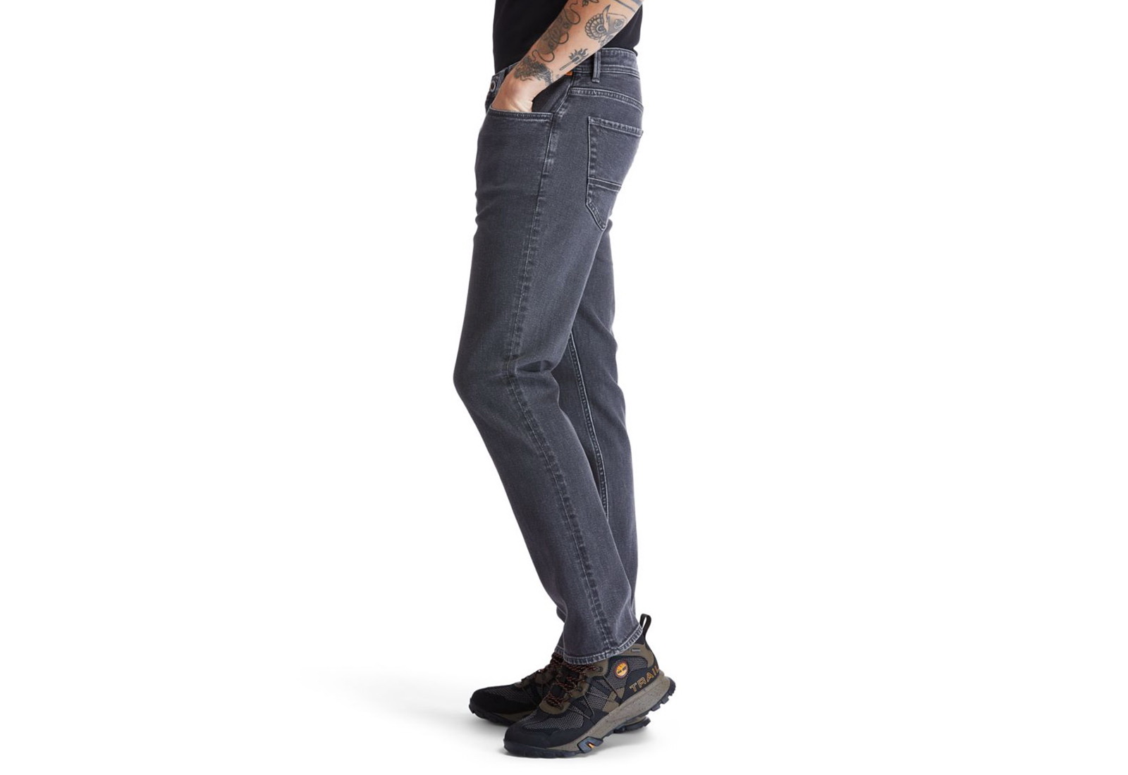 Timberland Ruházat Str Black Indigo Denim