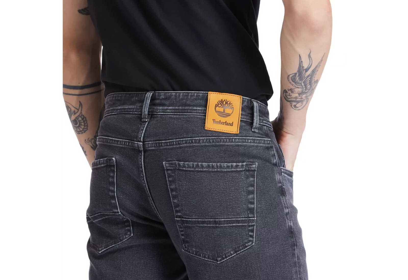 Timberland Ruházat Str Black Indigo Denim