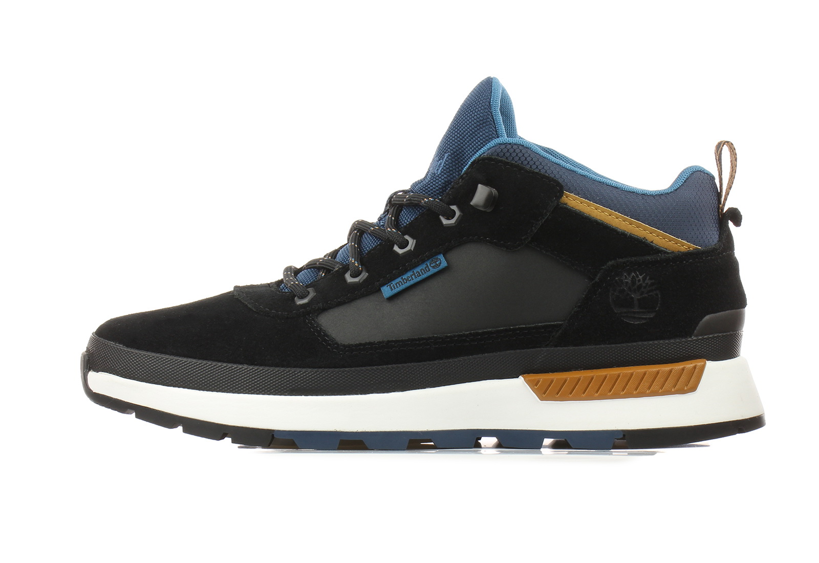 timberland field trekker low hiker black